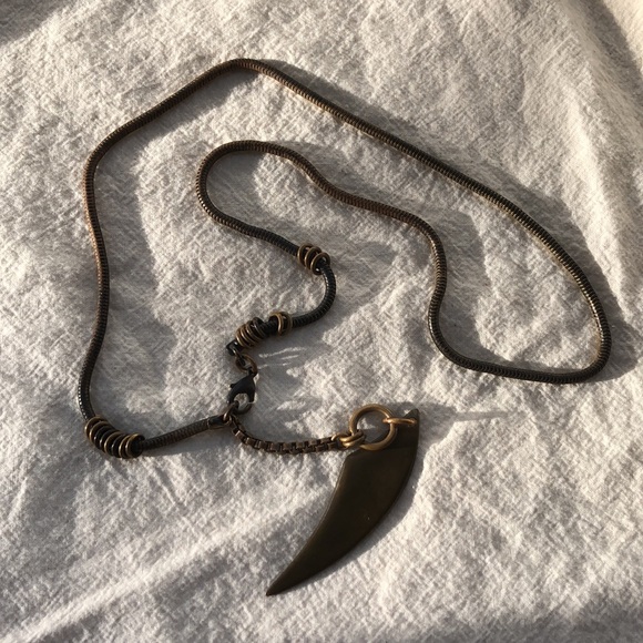 Annie Costello Brown Dagger Necklace - Picture 4 of 10